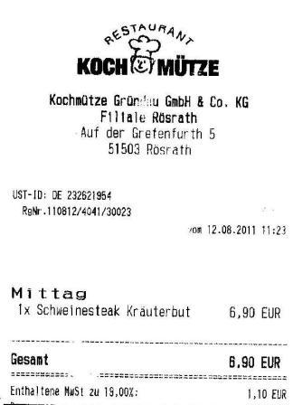 mgsa Hffner Kochmtze Restaurant